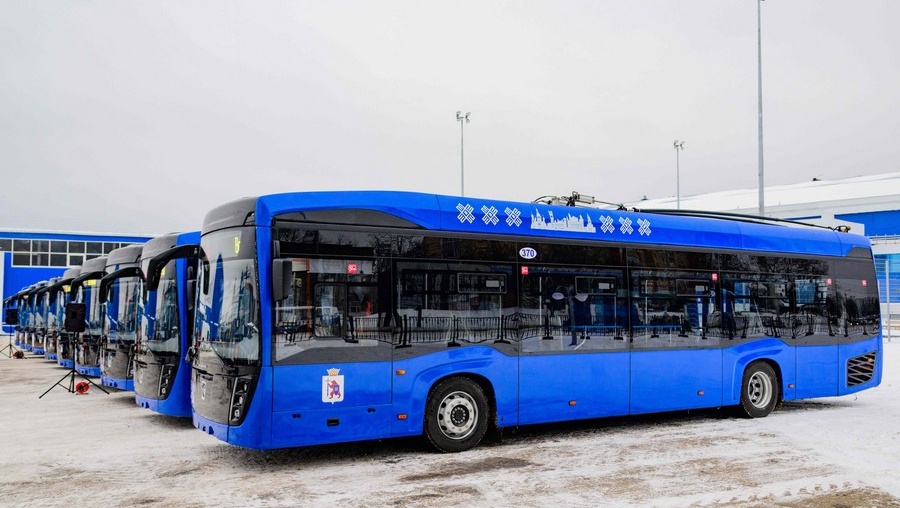 В Йошкар-Олу поступило ещё 10 новых автобусов и троллейбусов
