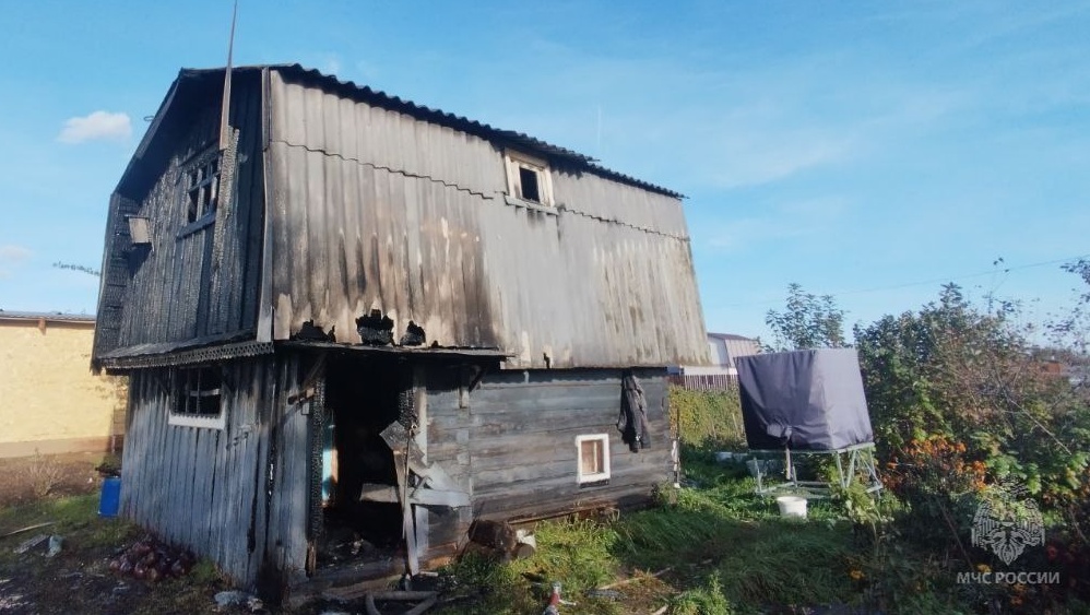 В садах Медведевского района аварийный режим работы электросети вызвал пожар