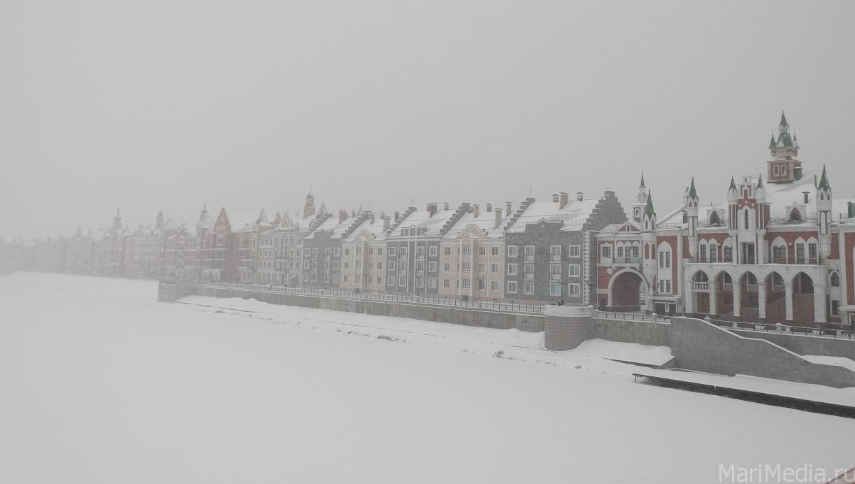Сегодня синоптики прогнозируют в Марий Эл мокрый снег, дождь и метель