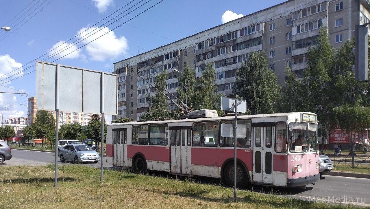 В Йошкар-Оле с 30 апреля меняют троллейбусные маршруты