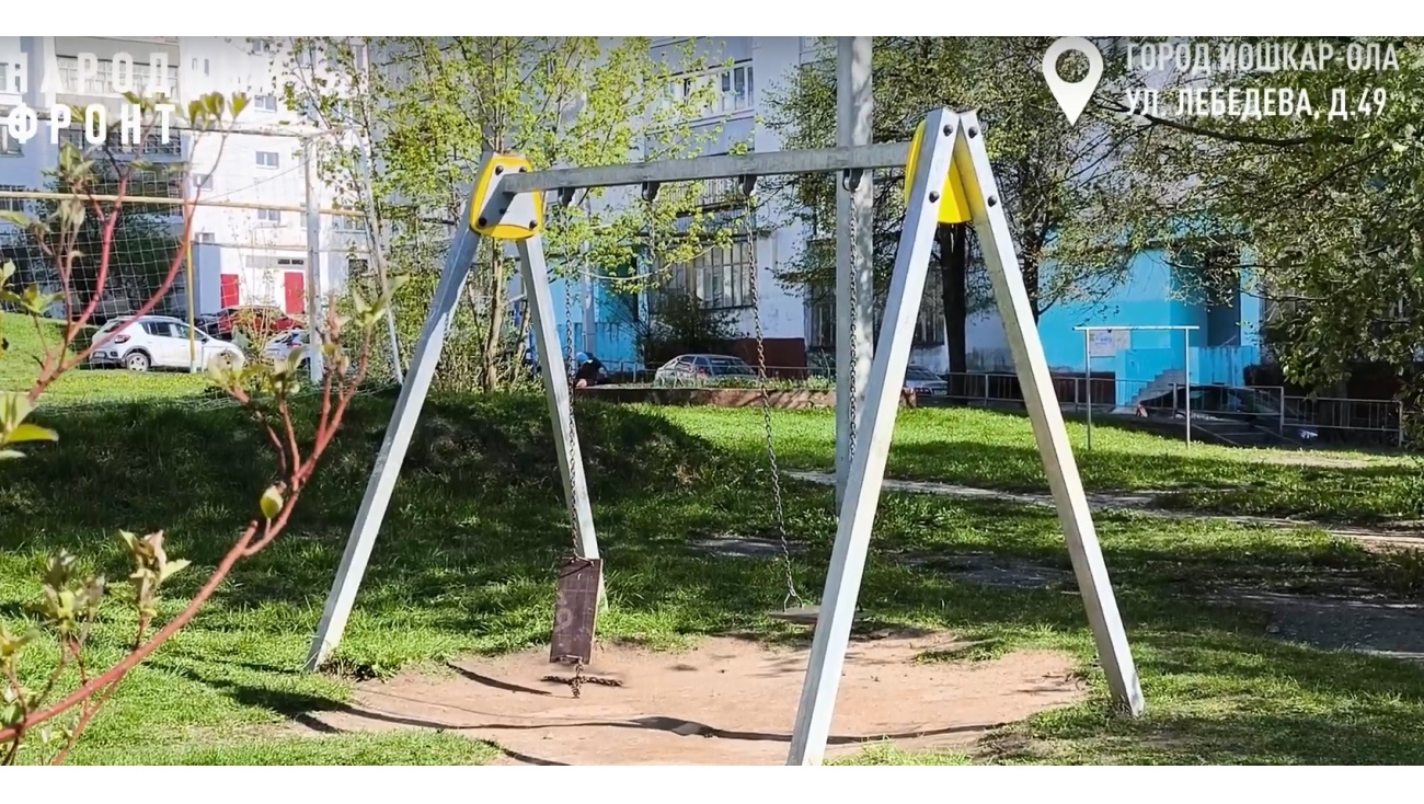 Отремонтированные дворы в Йошкар-Оле уже снова требуют ремонта