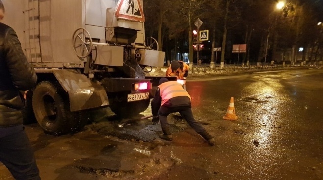 В Йошкар-Оле открылся сезон ямочного ремонта