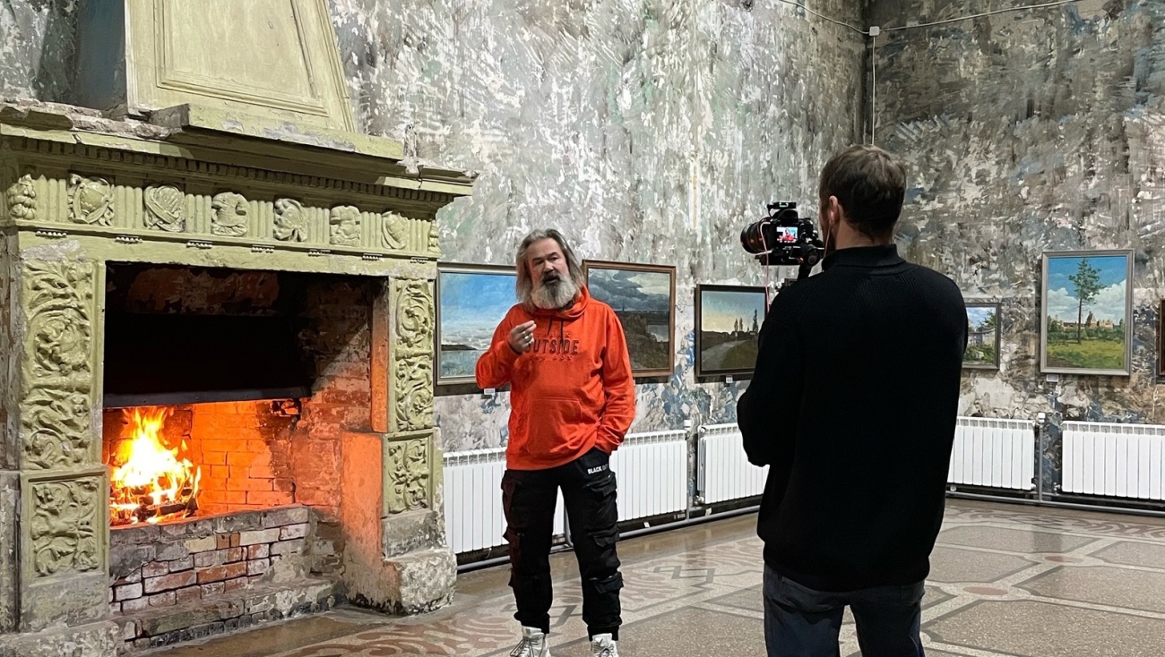 В замке Шереметева прошли съёмки проекта «100 000 километров возможностей»