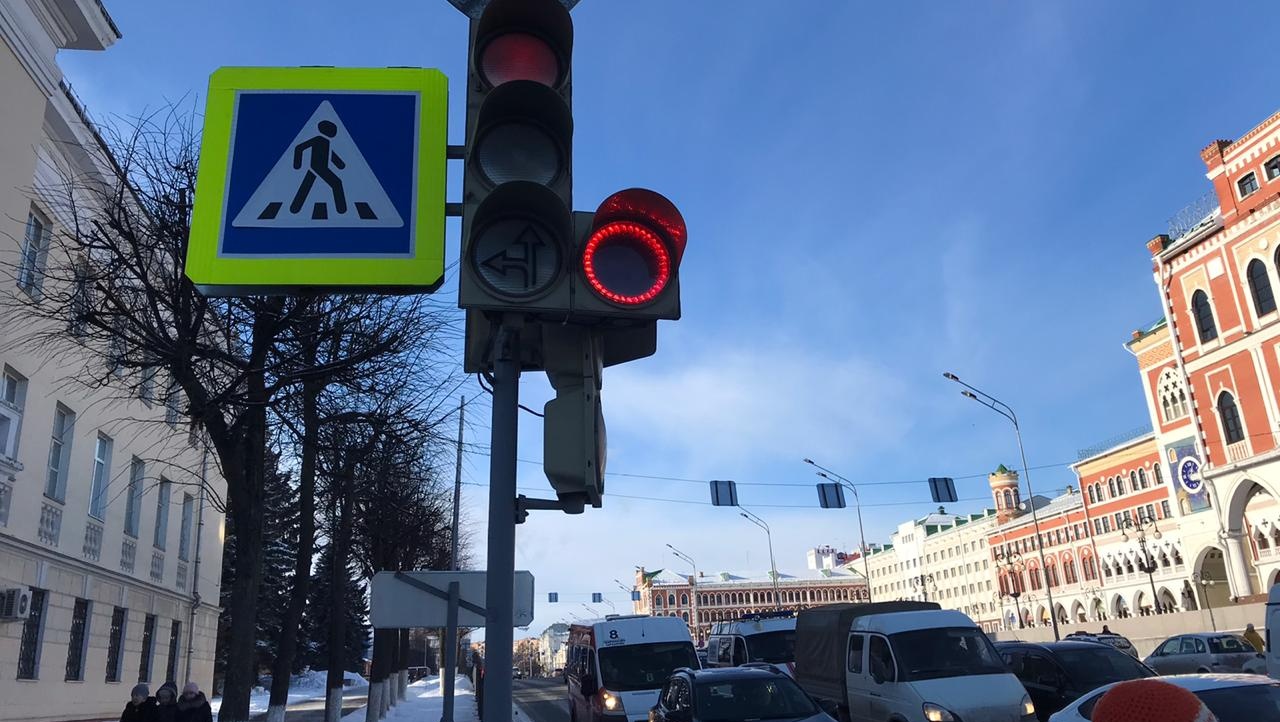 В Йошкар-Оле светофоры становятся информативными