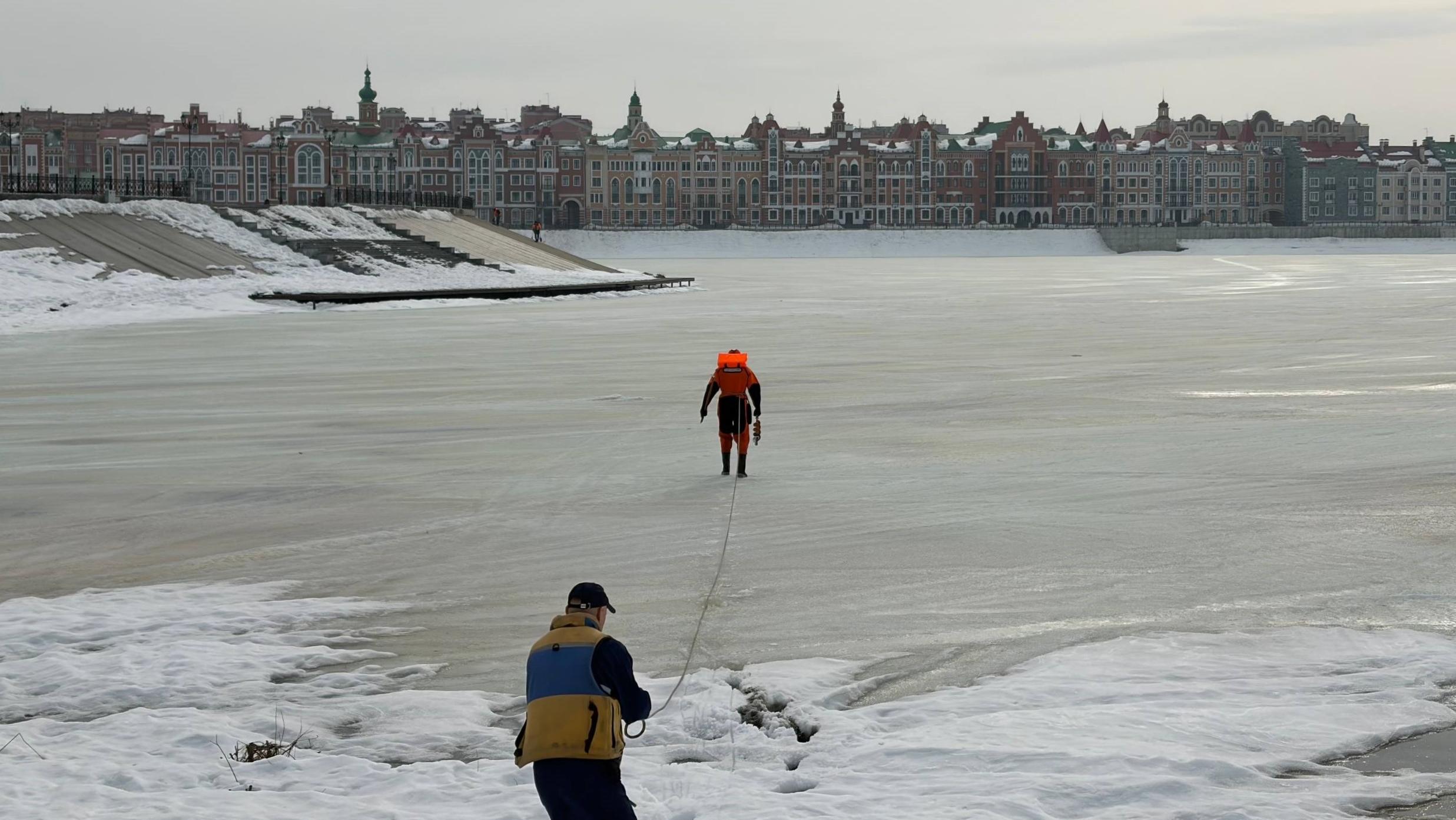 Малая Кокшага в Йошкар-Оле вскрылась ото льда