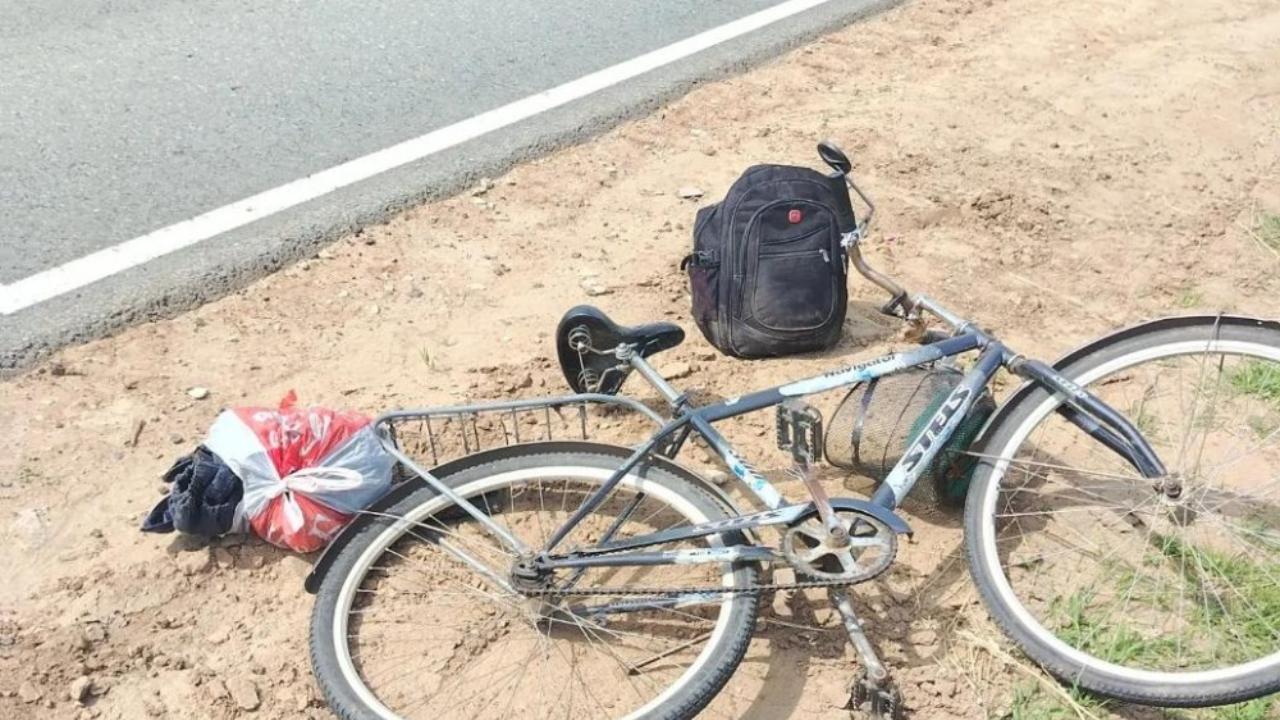 В Сернурском округе тракторист зацепил велосипедиста