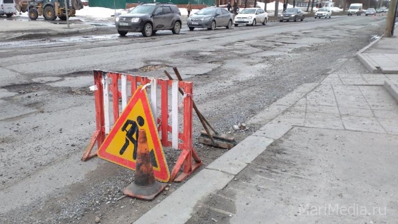 В Йошкар-Оле по техническим причинам ограничено движение на Ленинском проспекте