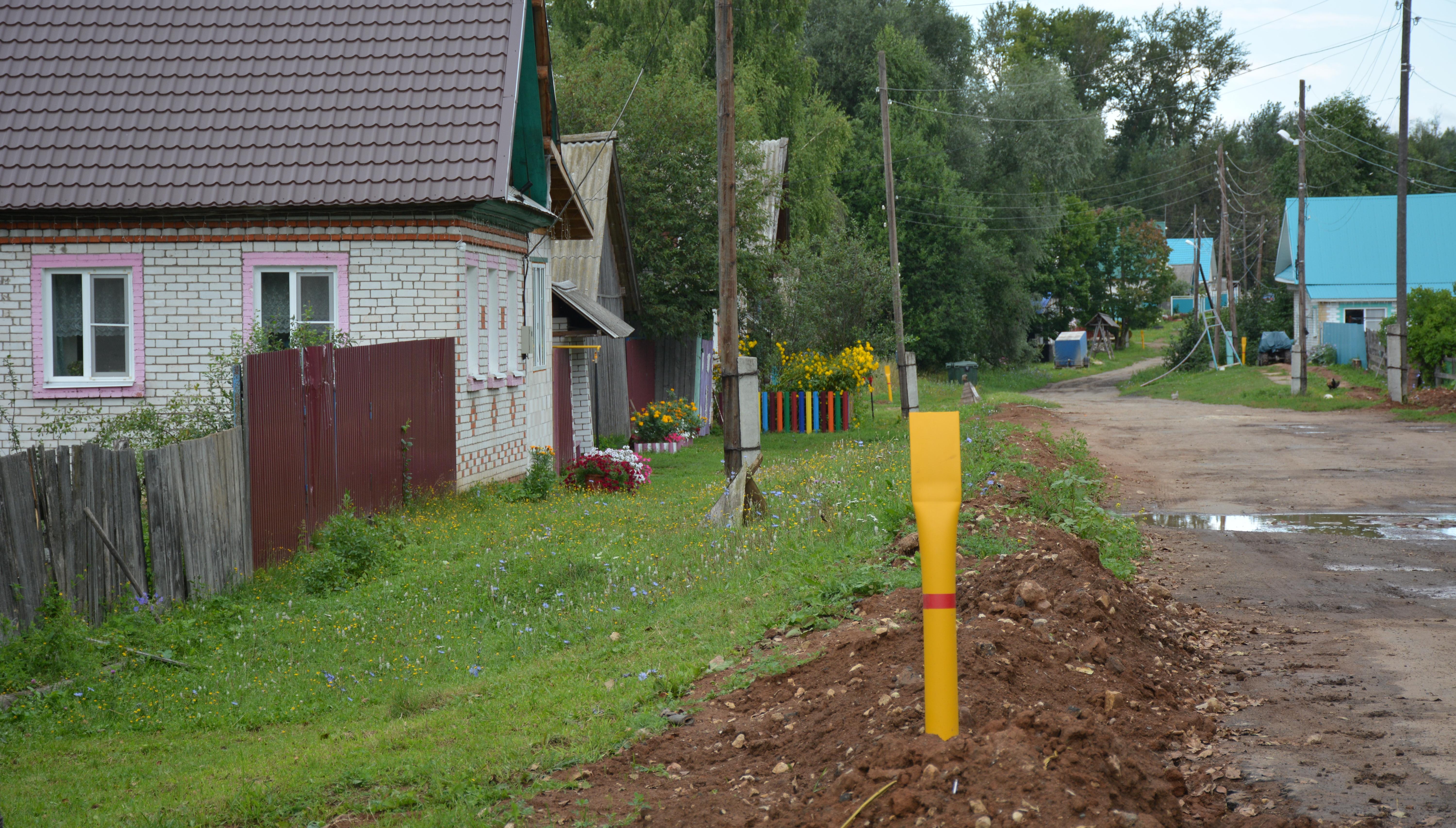 В Марий Эл достраивают газопровод для деревни Лужбеляк Оршанского района 