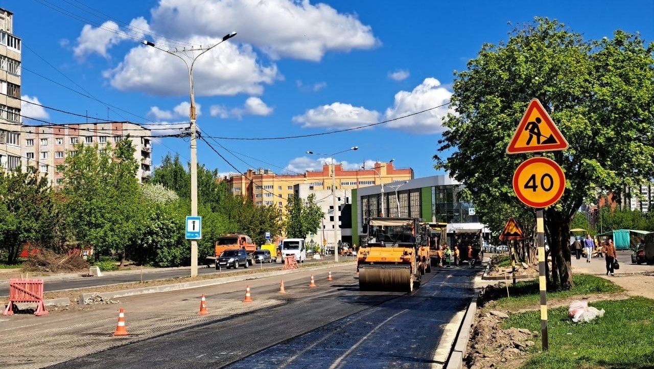 Ремонтные работы по дорожному нацпроекту в Йошкар-Оле идут с опережением графика