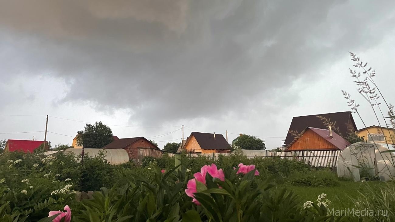 В Марий Эл идут сильные дожди