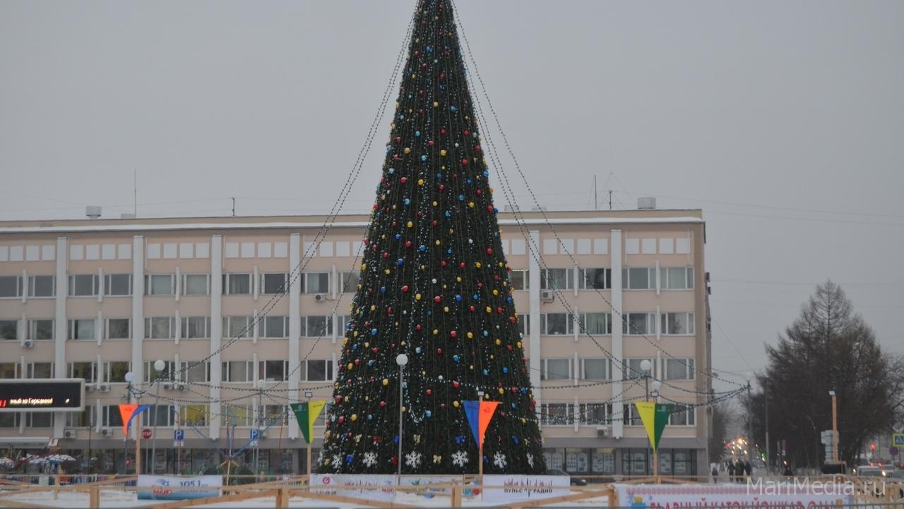 Сегодня в Йошкар-Оле начинается новогоднее перекрытие улиц