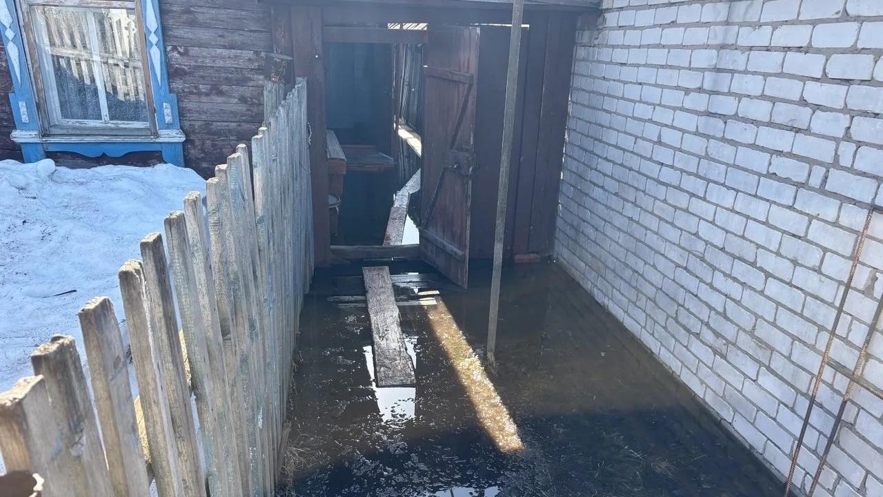 В Волжске подтопило частный сектор