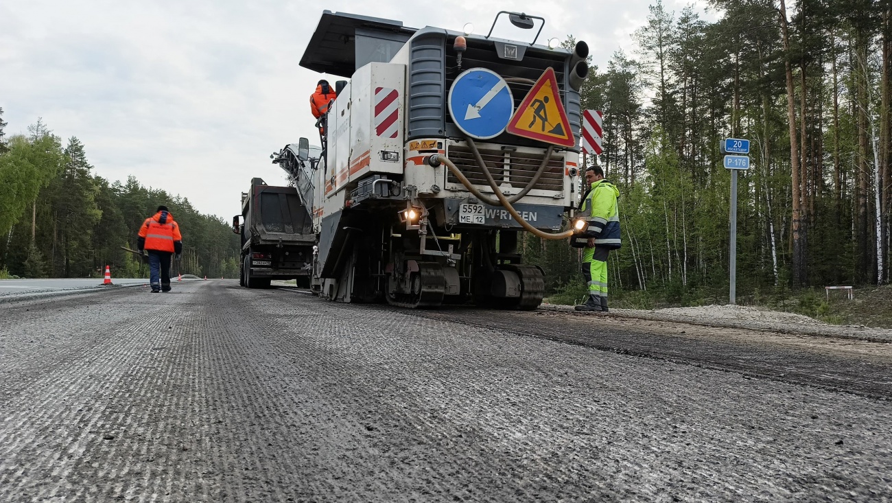 На трассе «Вятка» в Марий Эл организовано реверсивное движение