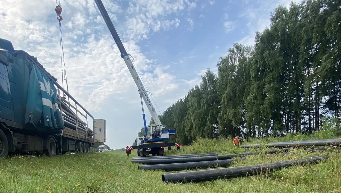 В Волжске продолжают устранять аварию на магистральном водоводе