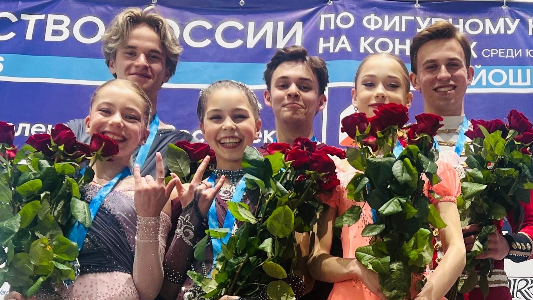 Фигуристка из Йошкар-Олы завоевала золото в парном катании на Первенстве РФ 