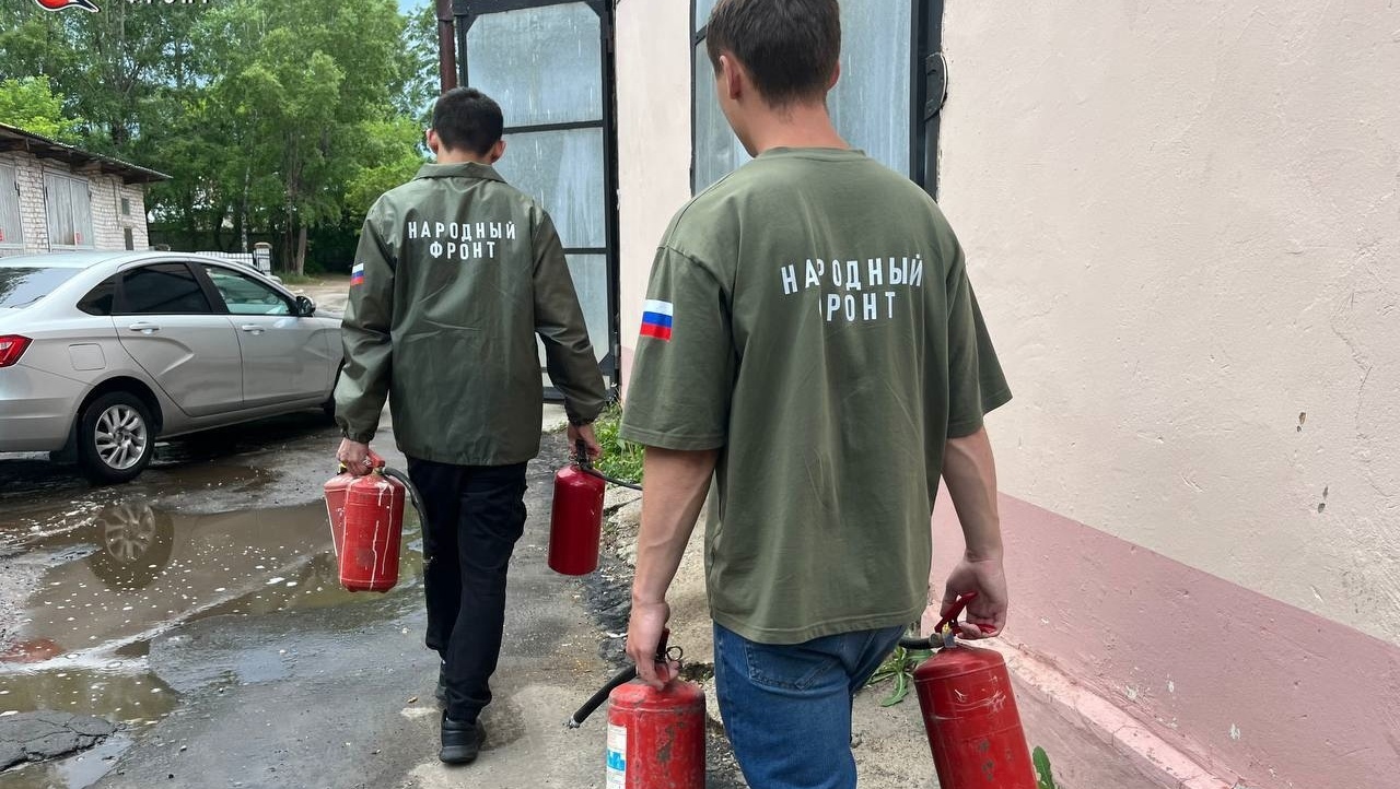 В Марий Эл бойцам в зону СВО подготовили огнетушители