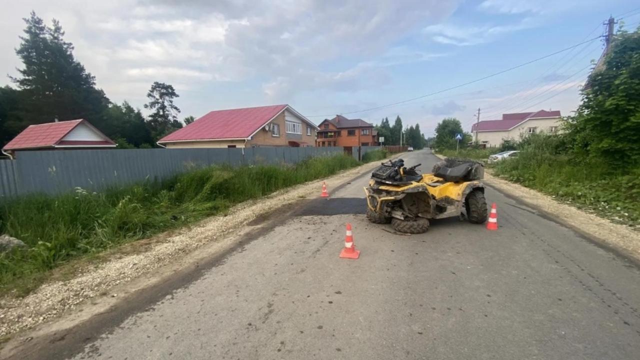 В посёлке Нолька забор остановил пьяного водителя квадроцикла