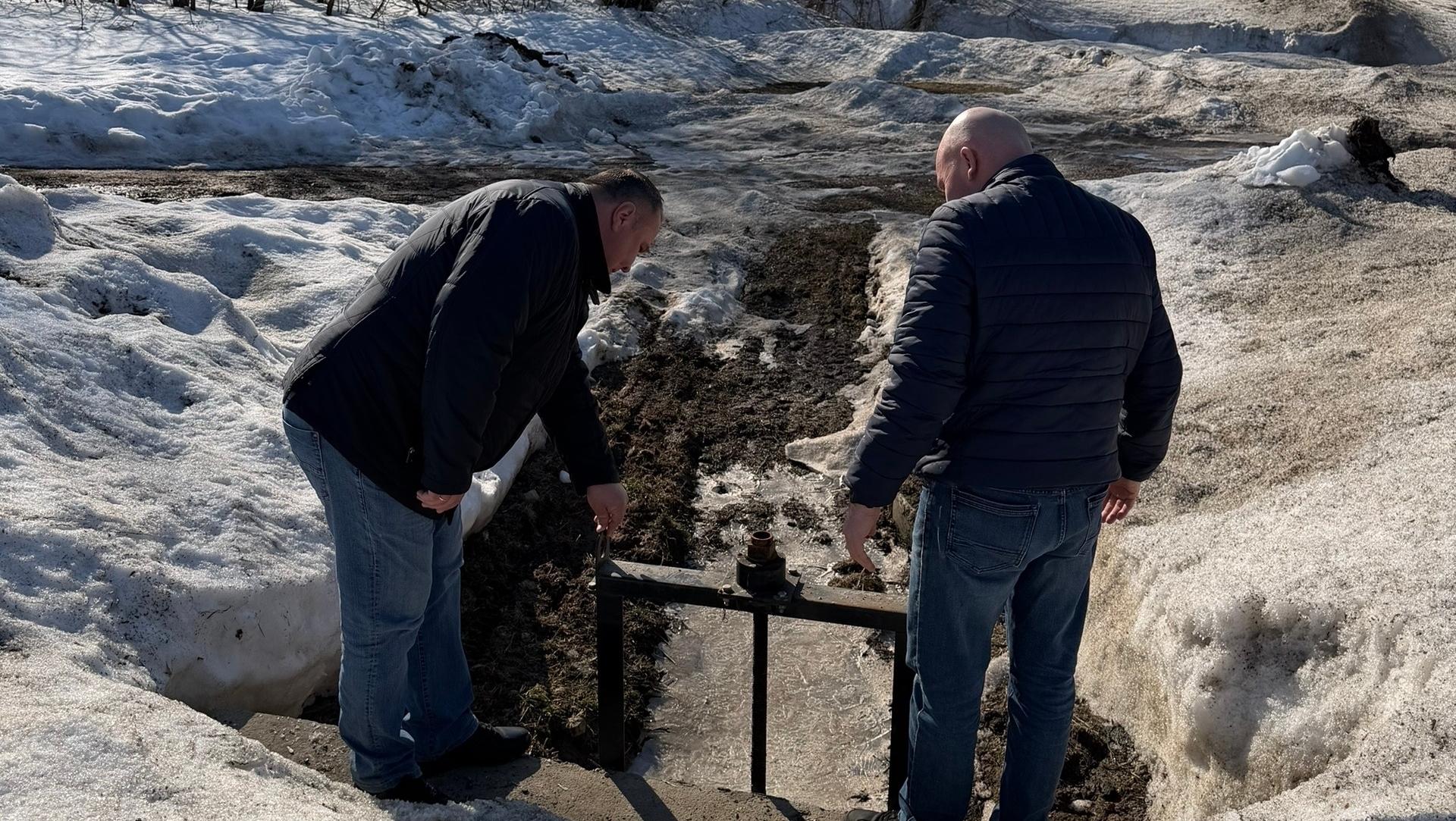 В пригороде Йошкар-Олы повторно прочистили водопропускные трубы