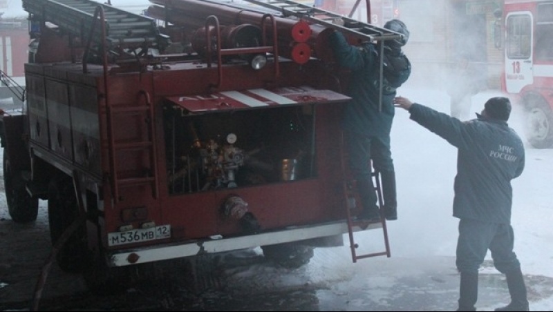 В селе Юледур на пожаре погиб пожилой мужчина