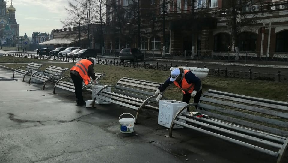 В Йошкар-Оле продолжается весенняя уборка