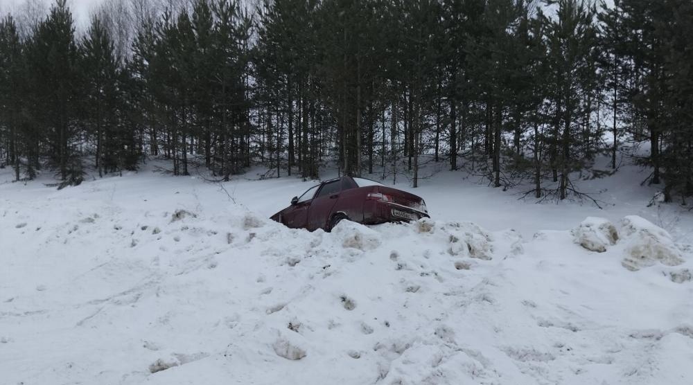 На трассе «Йошкар-Ола — Уржум» водитель уснул за рулём