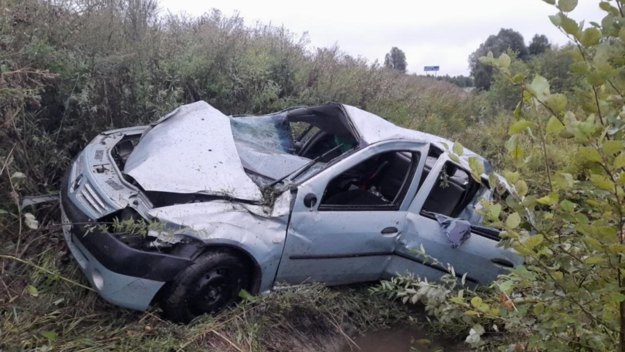 В Оршанском районе ночью автоледи попала в ДТП
