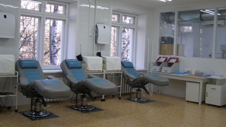 В Республиканской станции переливания крови отремонтировали донорские залы