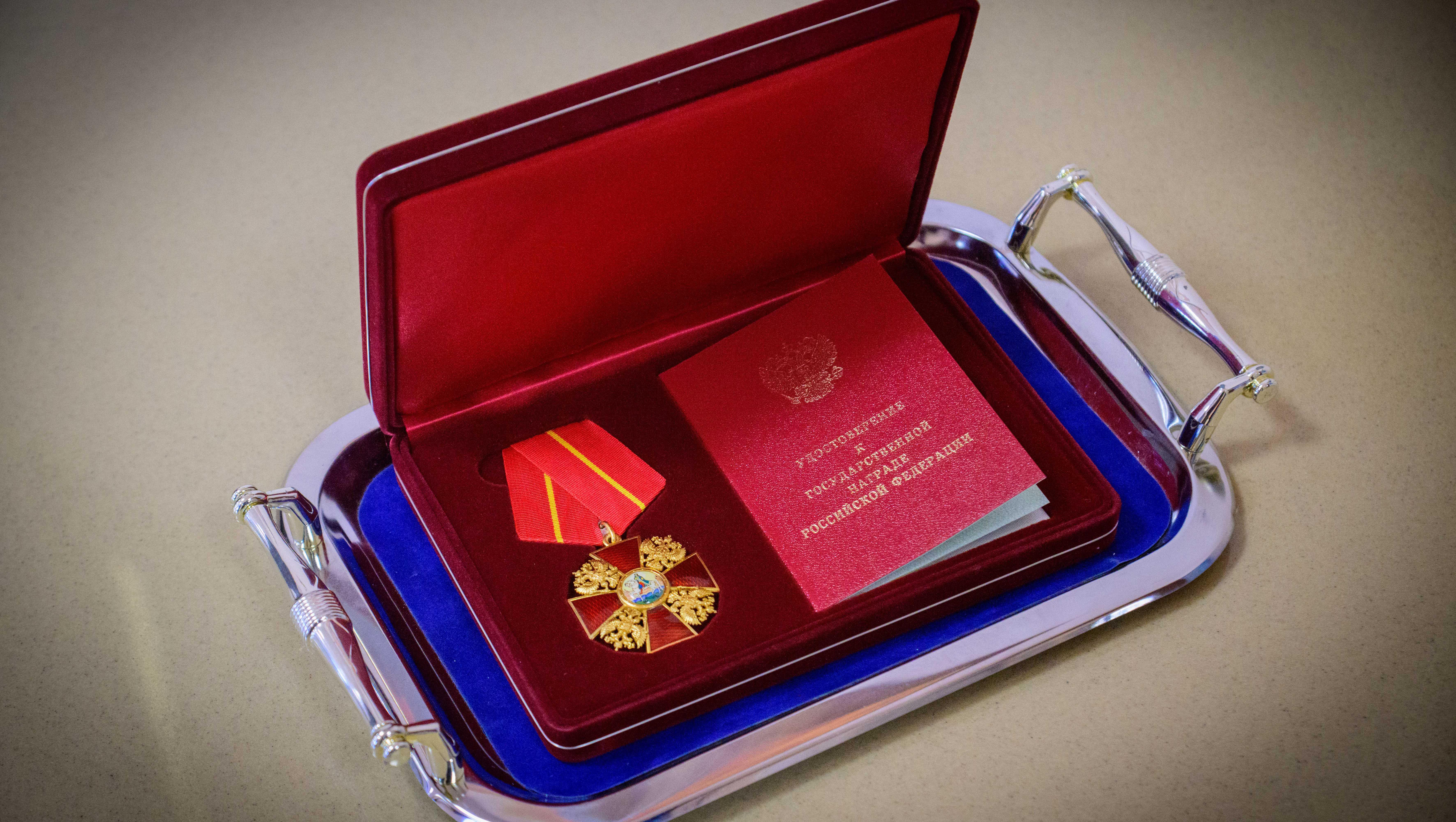 Впервые в Марий Эл коллектив предприятия награждён орденом Александра Невского