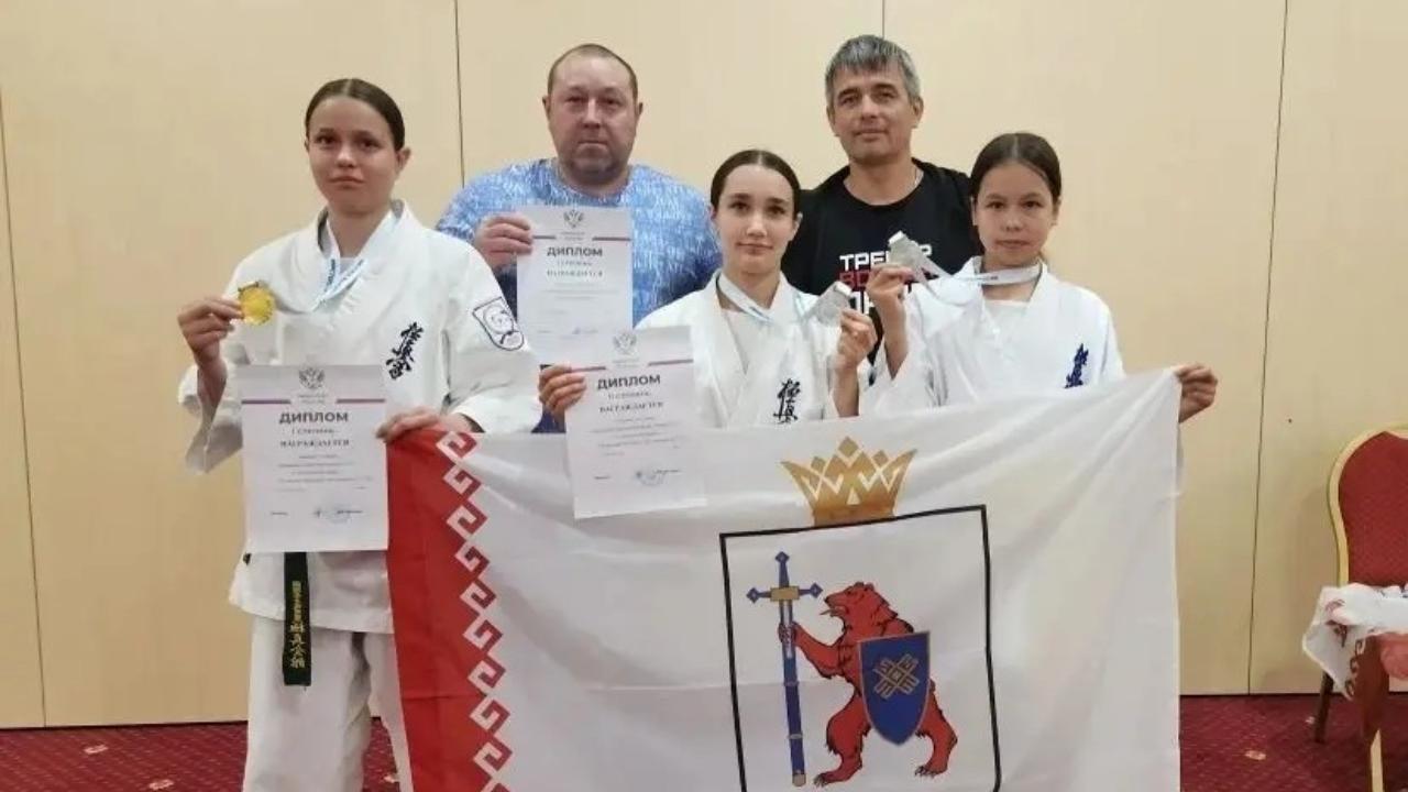 Марийские каратисты завоевали четыре медали на Чемпионате и Первенстве РФ