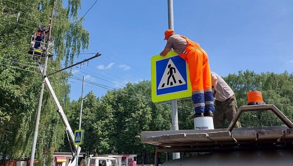 За год в Йошкар-Оле на 9 пешеходных переходах появилось дополнительное освещение
