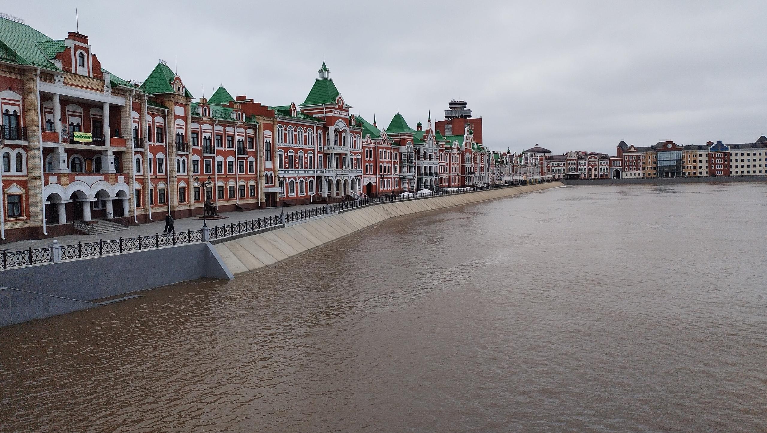 Уровень воды в реках Марий Эл за сутки снизился в среднем на 15 см