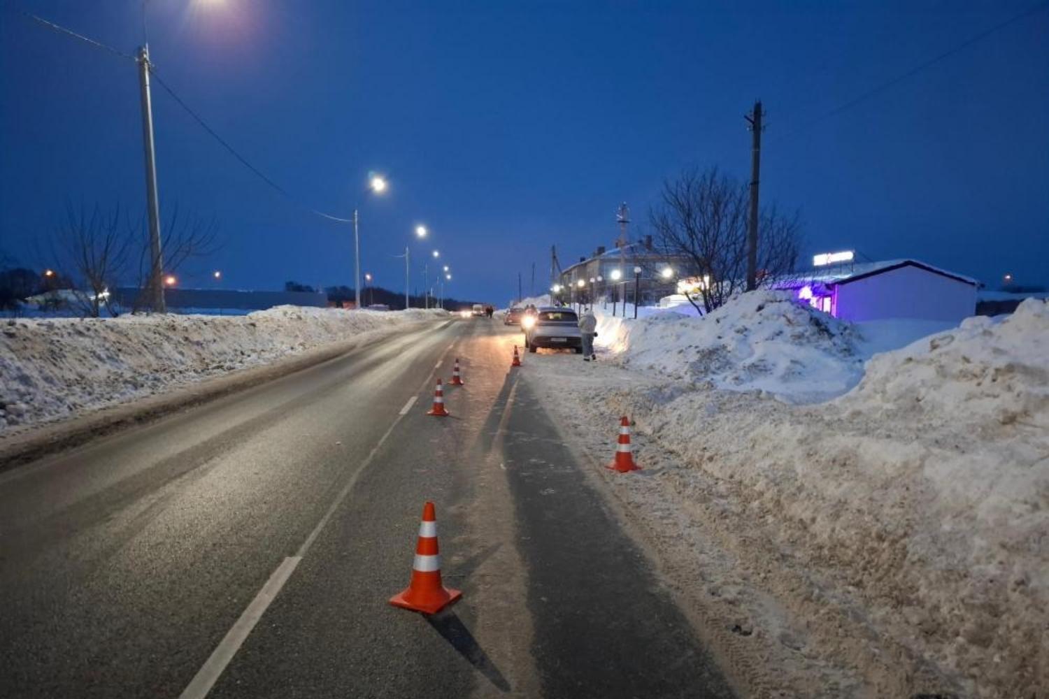 В Помарах водитель иномарки сбил девушку-пешехода