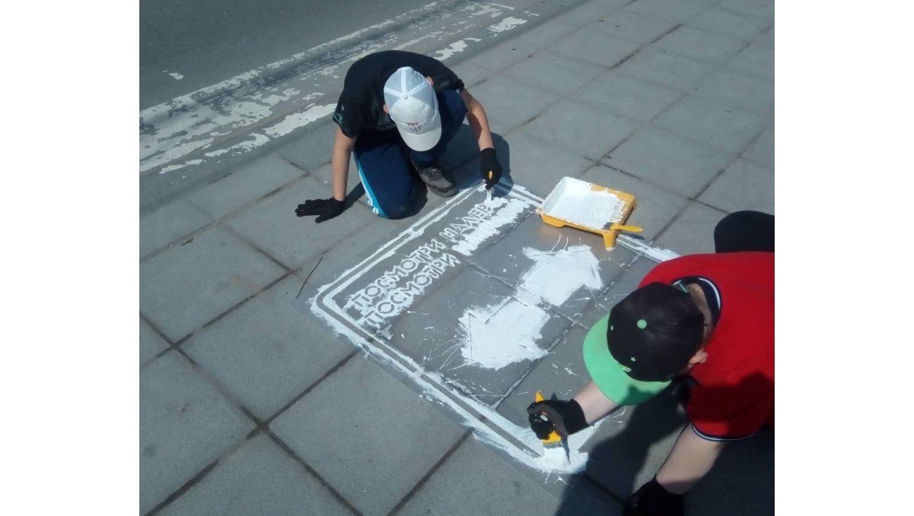 В Йошкар-Оле на пешеходных переходах появилась социальная реклама