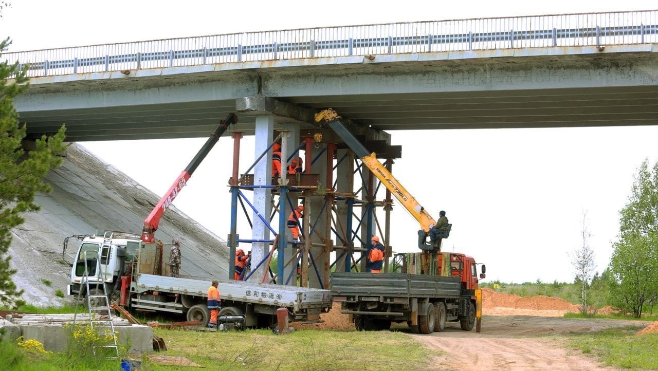 На Казанском тракте у Волжска продиагностировали мост