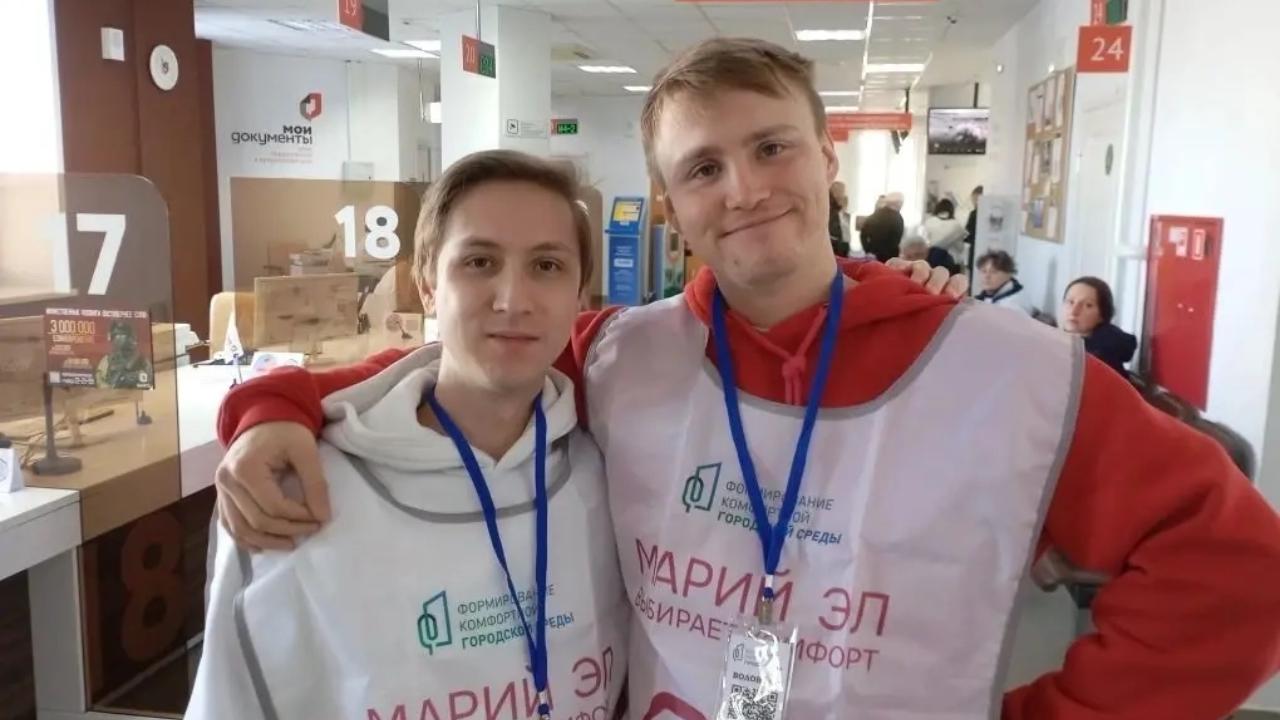 Проголосовать за объекты благоустройства в Йошкар-Оле помогают волонтёры