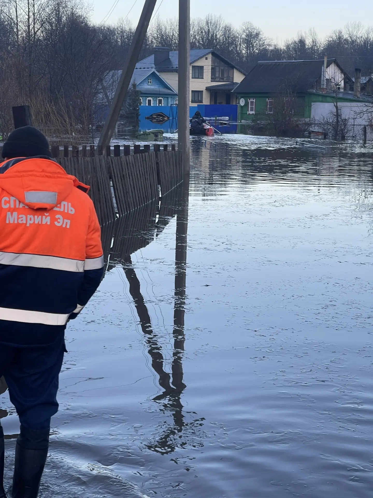 В Марий Эл в посёлке Куяр затопило частные дома