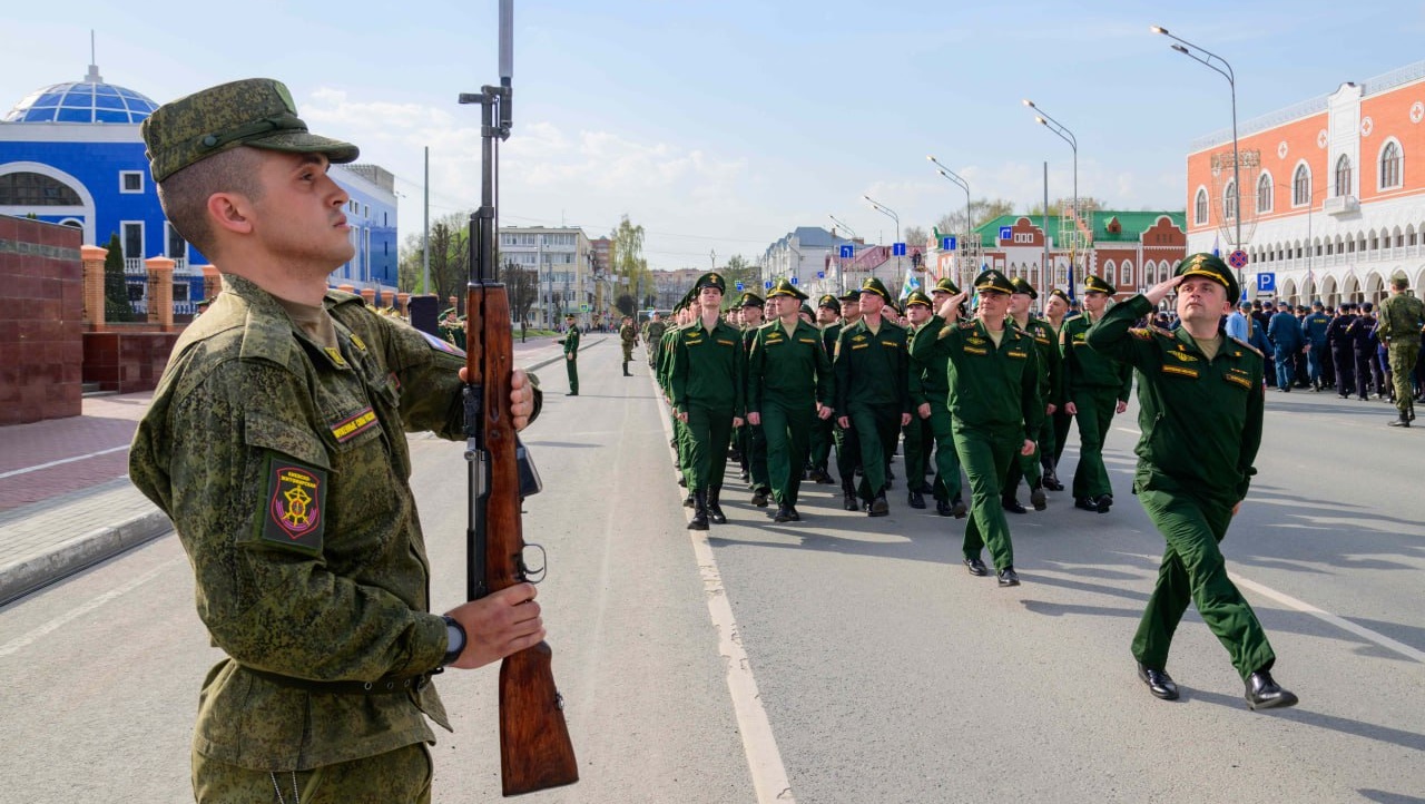 В Йошкар-Оле прошла первая репетиция парада