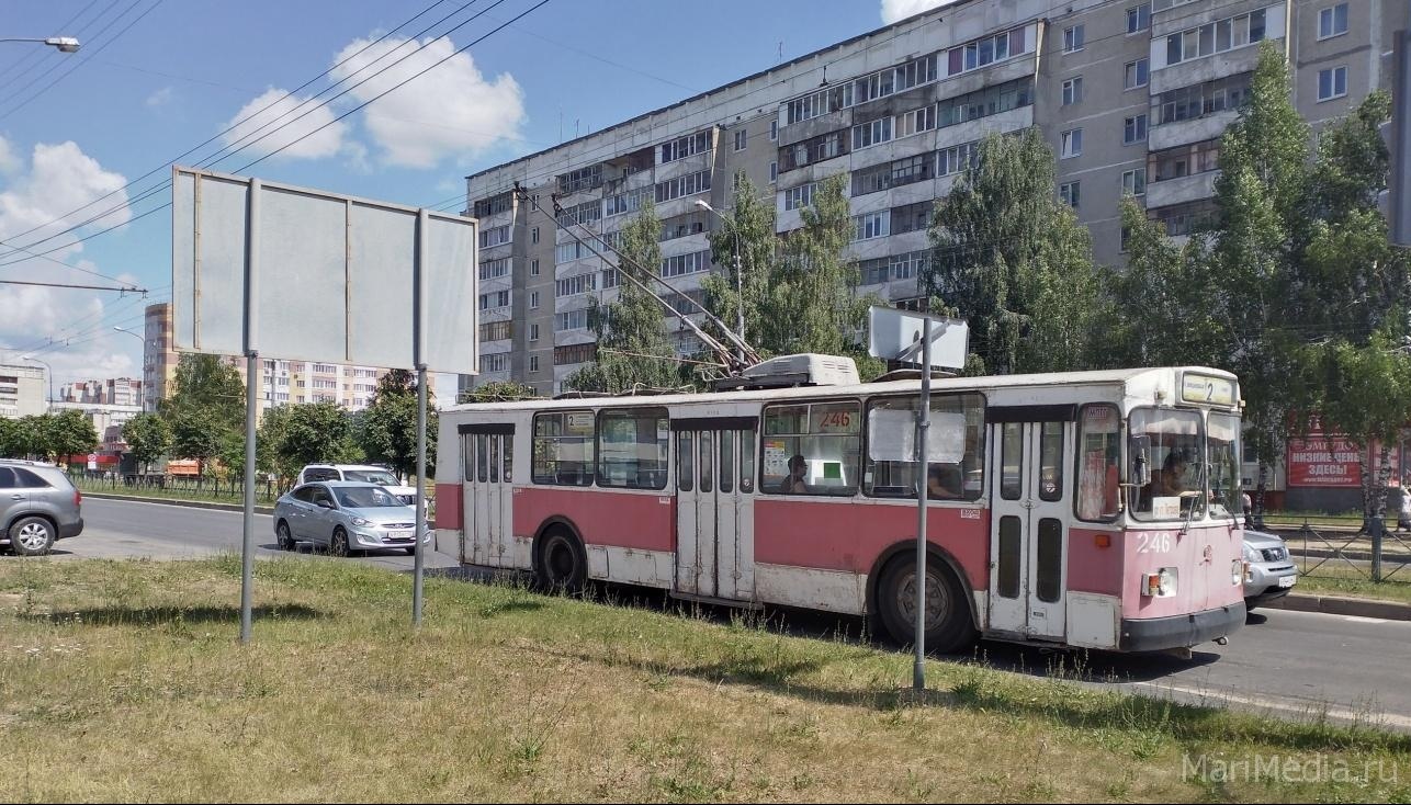 Завтра в Йошкар-Оле изменится схема движения троллейбусов