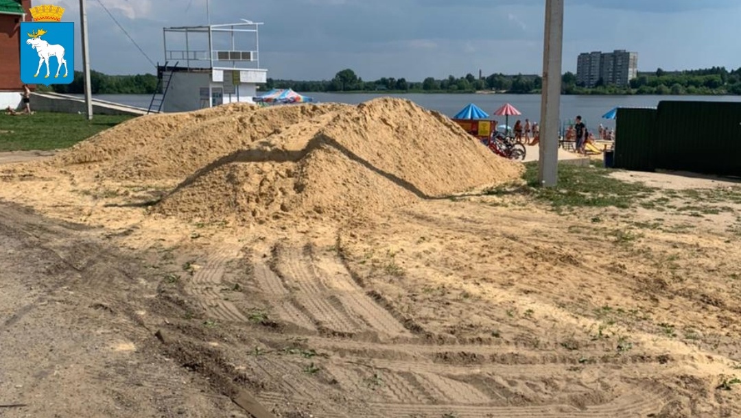 На пляж в Йошкар-Оле завезено 100 тонн песка