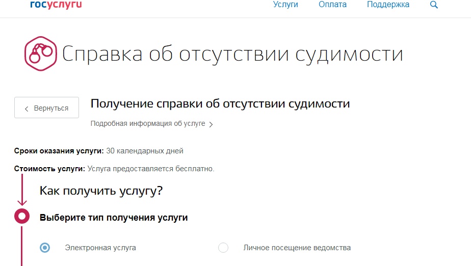 Справки об отсутствии судимости в Марий Эл выдают только через Госуслуги