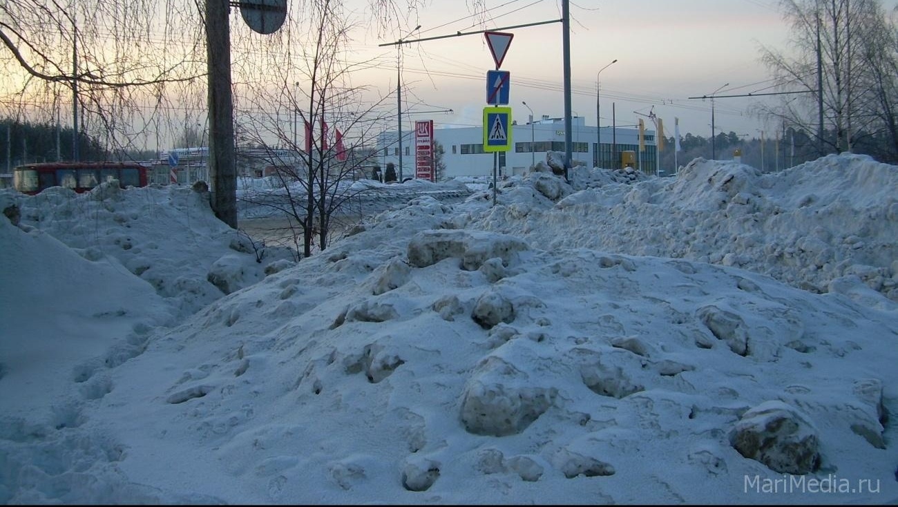 За зиму в Йошкар-Оле выявили 208 нарушений Правил благоустройства