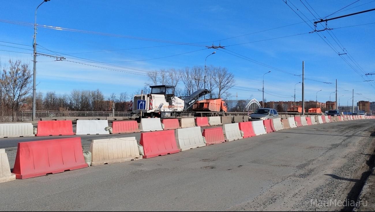 В Йошкар-Оле ремонт Вознесенского моста начали раньше срока