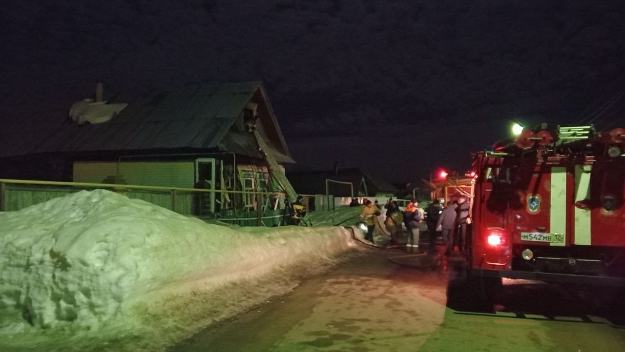 В Параньге на пожаре от ожогов погиб 47-летний мужчина