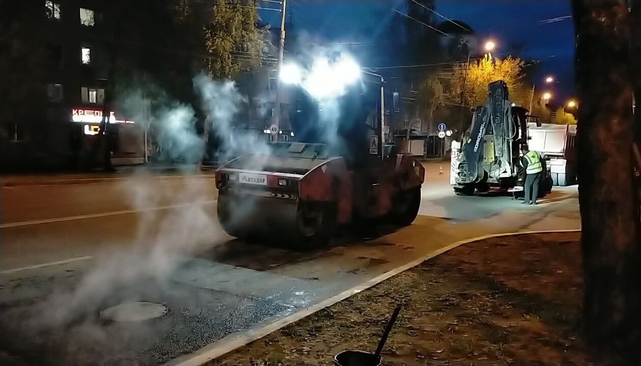 В Йошкар-Оле продолжают ремонт дорог по гарантии
