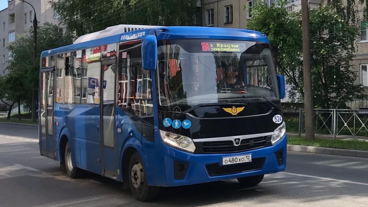 В Йошкар-Оле два месяца автобус № 6п будет следовать по новому маршруту