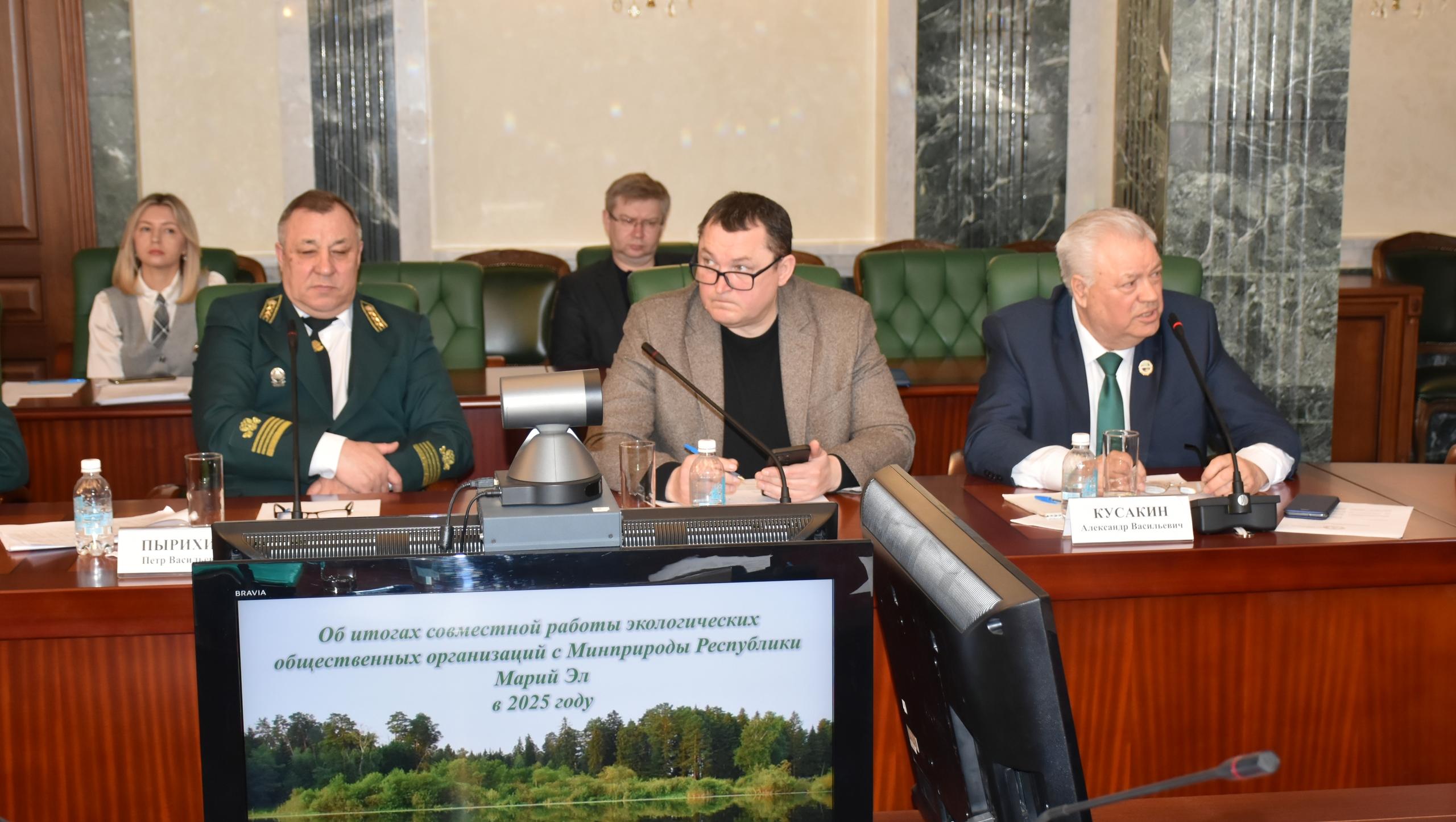 Ветеран СВО принял участие в итоговом совещании Минприроды Марий Эл
