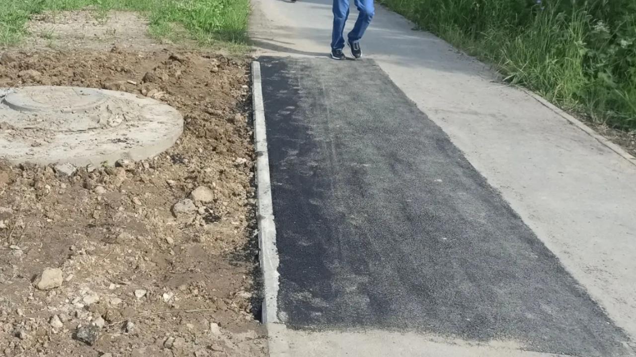 В Йошкар-Оле после обращения в госпаблик восстановили разрушенный тротуар