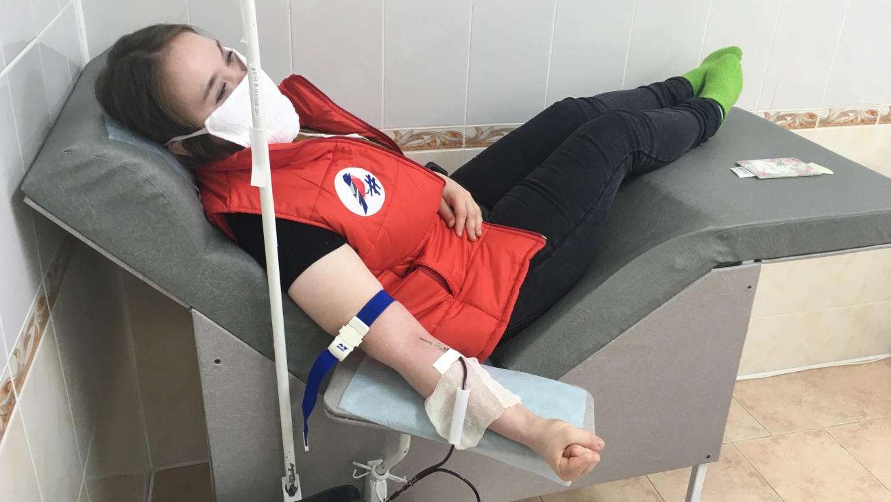 В Марий Эл волонтёры штаба #МыВместе стали донорами