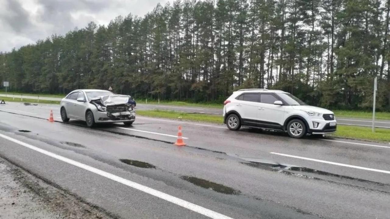 Двое детей и двое взрослых пострадали в ДТП в Медведевском районе