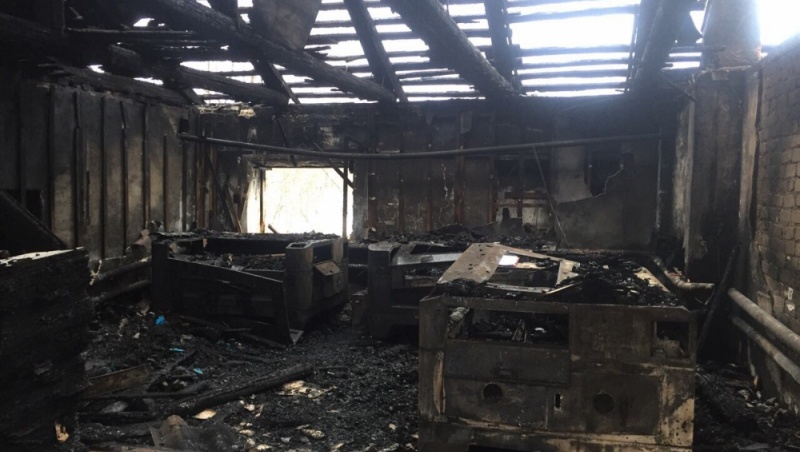 Пожар в Куяре: 350 квадратных метров площади было охвачено огнём